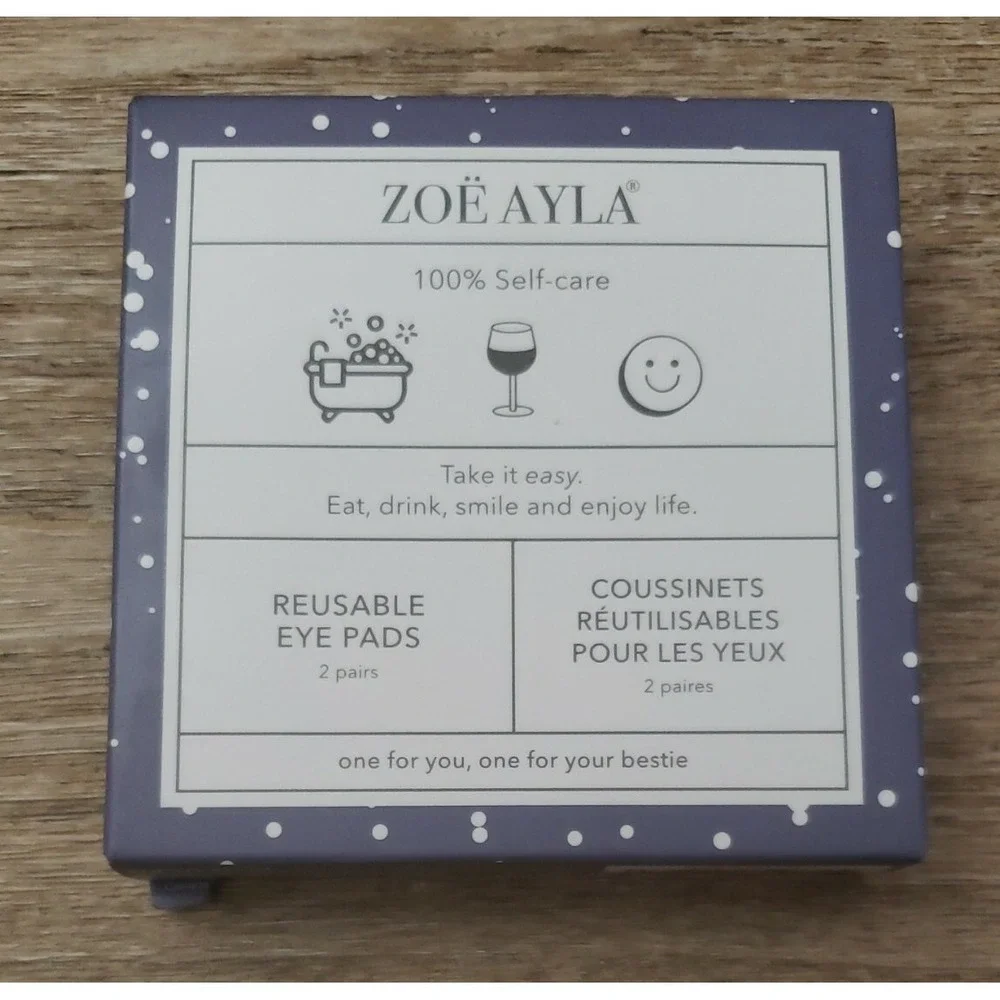 ZOE AYLA Reusable Eye Pads Set of 2 FabFitFun NEW
